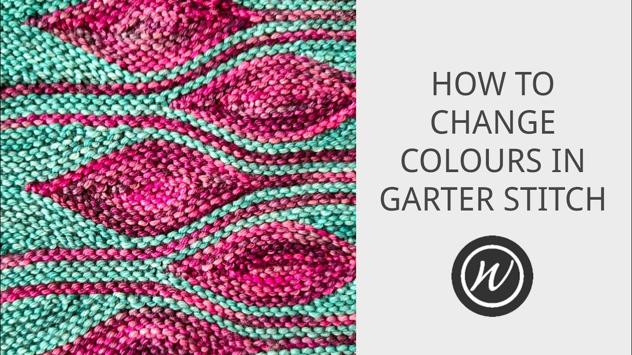 Changing Colours in Garter Stitch