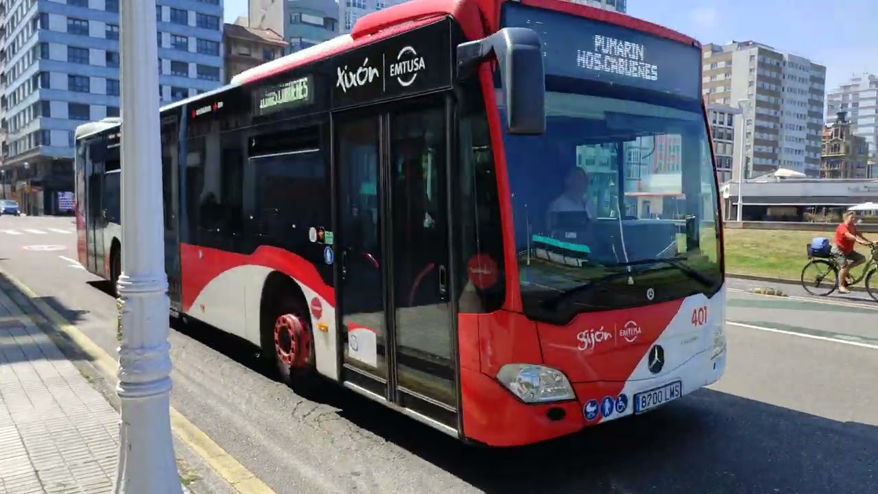 Gijón Emtusa bus Junio 2023