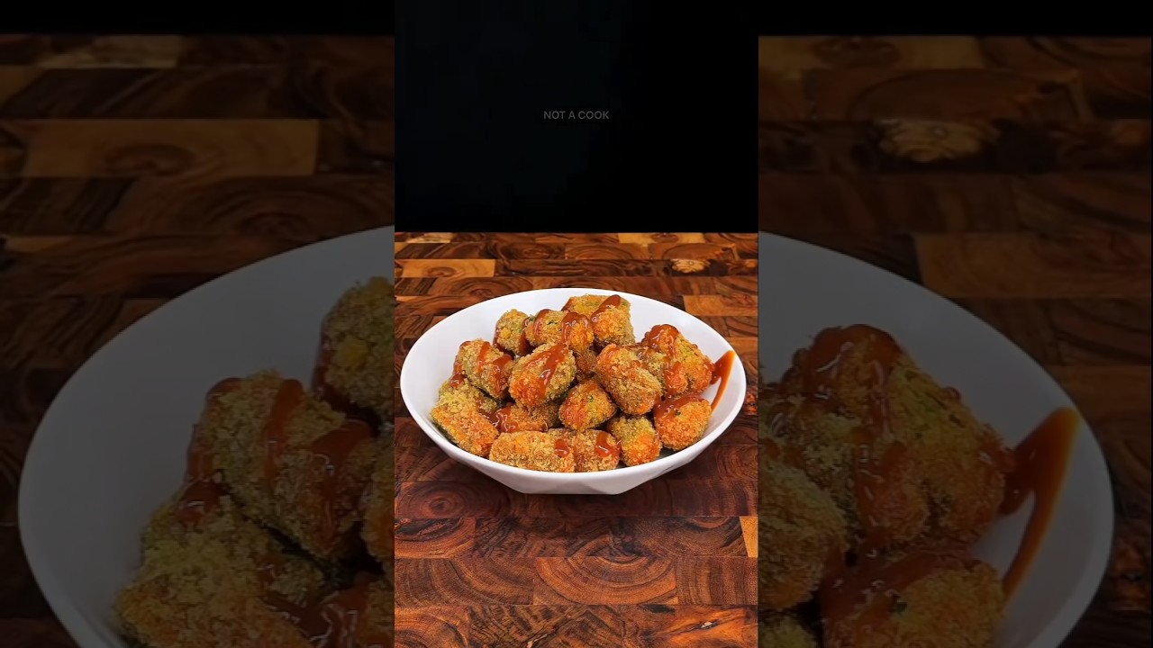 Viral Spiced Fried Okra with Roasted Tomato Dip 