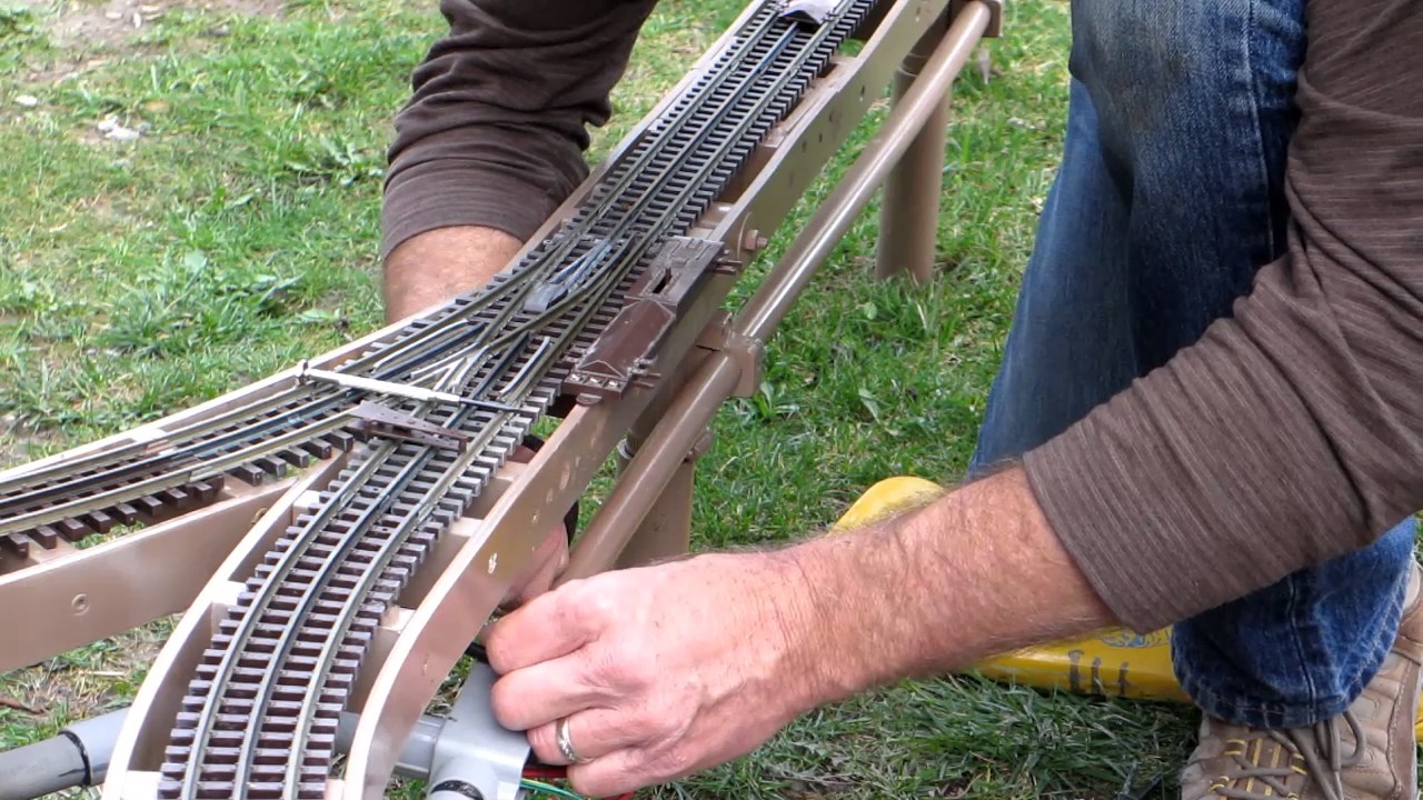 O Scale Trains by Ron - Outdoor Layout - E6 - Loop 2 construction begins
