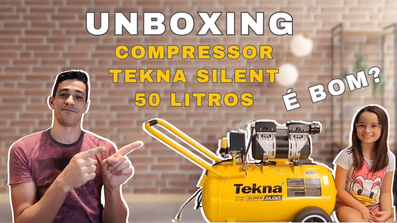 Unboxing Compressor Tekna Silent CPS7050