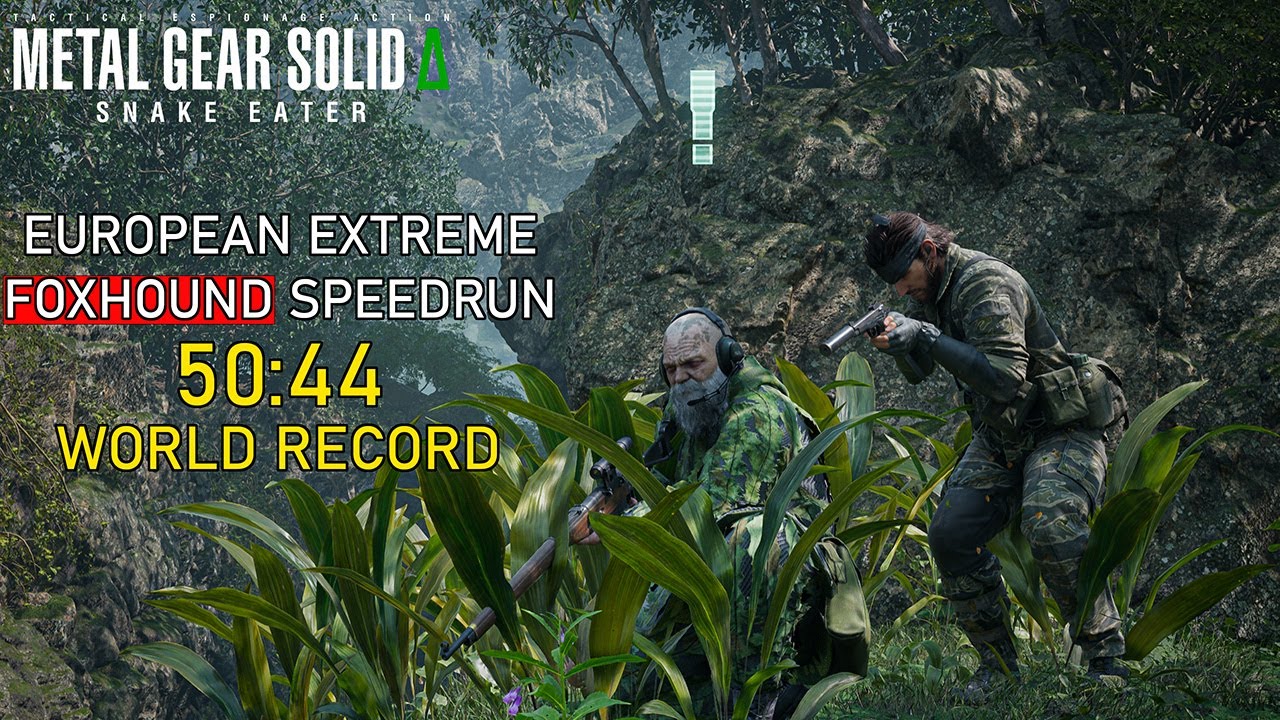Metal Gear Solid Delta Speedrun in 50:44 | FOXHOUND European Extreme Glitchless (WORLD RECORD)
