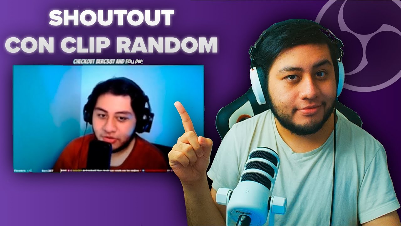 PROMOCIONA A OTROS STREAMERS CON ESTE WIDGET | COMANDO !SO CON CLIP RANDOM | SHOUTOUT TUTORIAL
