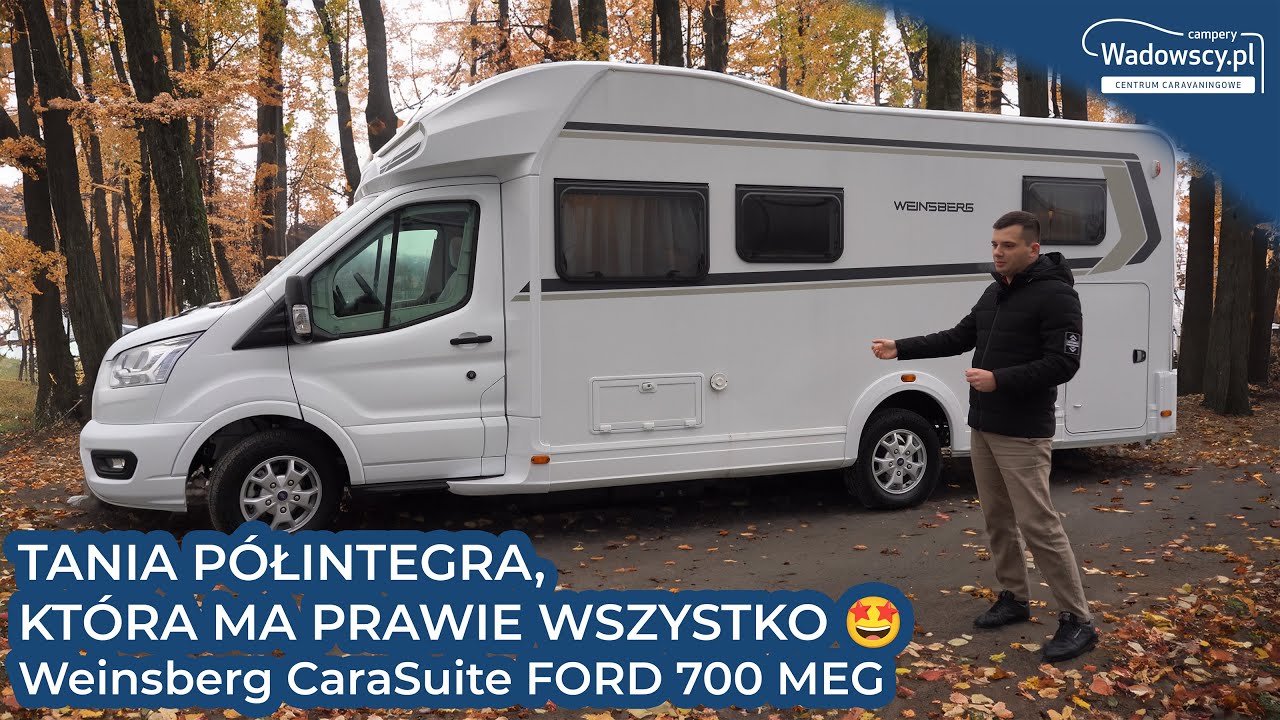 TANIA PÓŁINTEGRA, KTÓRA MA PRAWIE WSZYSTKO 🤩 Weinsberg CaraSuite FORD 700 MEG