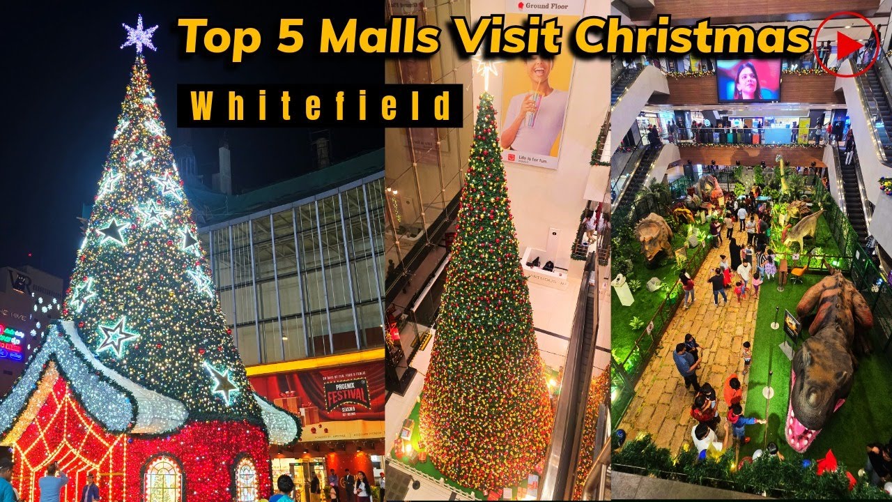 Whitefield Turns Festive 🎄✨ | Top 5 Malls for Christmas & New Year 2026