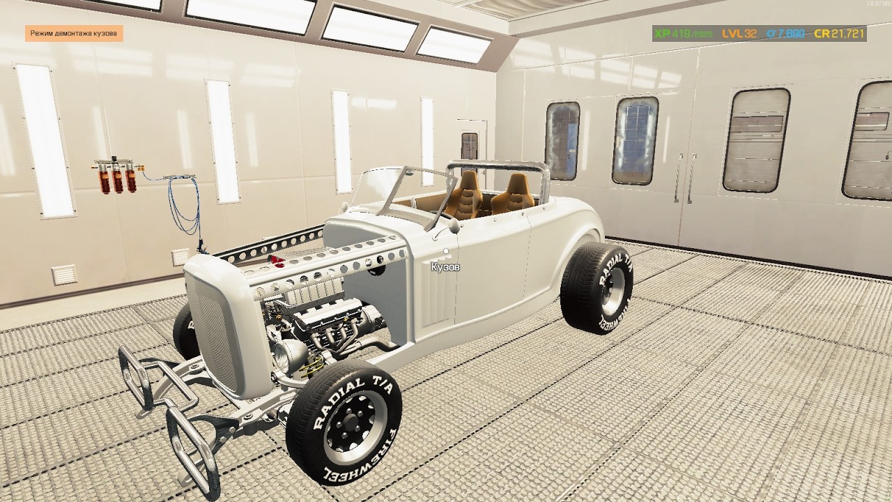 Востановлние с разборки SMITH&PARKER ROADSTER V8 2CARB OHV SUPERCHARGER CAR MEXANIC SIMULATOR 2021