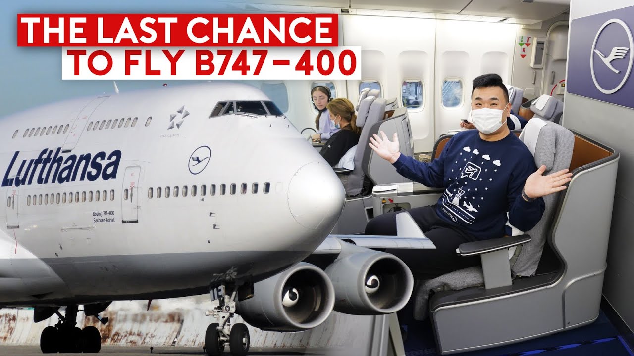 Flying Lufthansa B747-400 Business Class - The Last B747-400 Operator