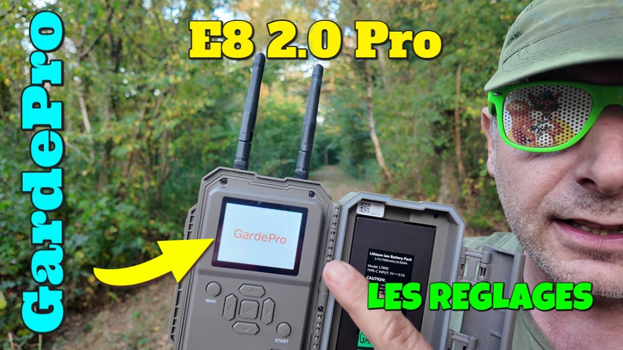 НАСТРОЙКА ОХОТНИЧЕЙ КАМЕРЫ GardePro E8 2 0 Pro