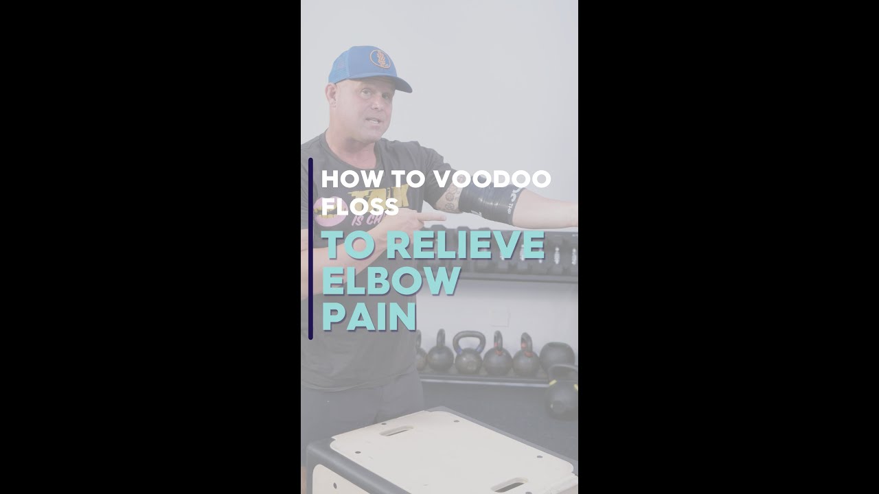 Как использовать зубную нить Voodoo Floss для облегчения боли в локте