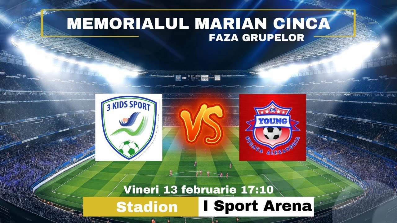 3 Kids Sport vs Young Steaua Alexand - 13/02/2026
