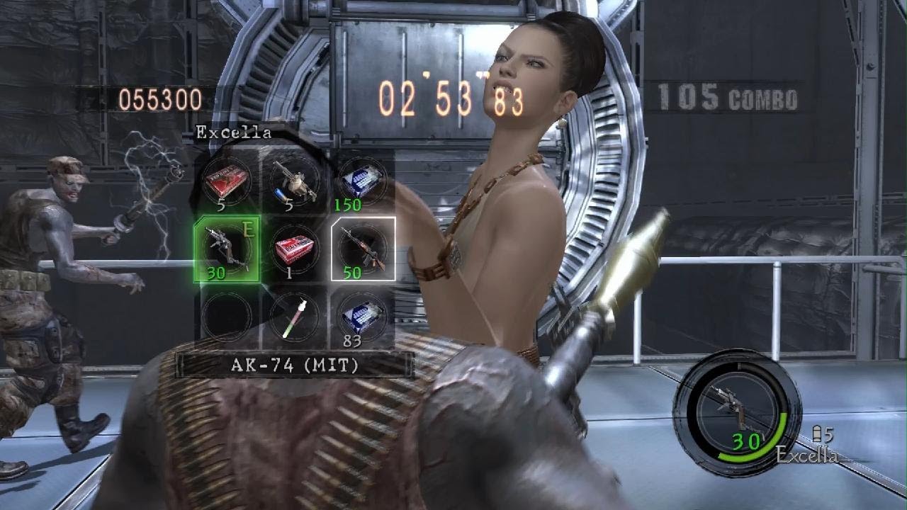 RESIDENT EVIL 5 Mercenaire SOLO Expérimental Facility Excella 664,325 ( 664k )