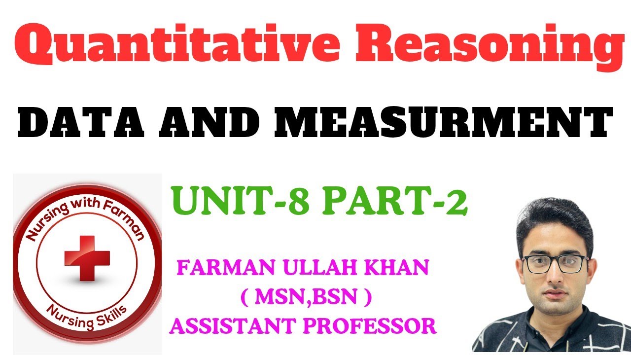 Data and Measurement in Urdu/Hindi  I Quantitative Reasoning in Nursing I Chap # 8 Part-2.