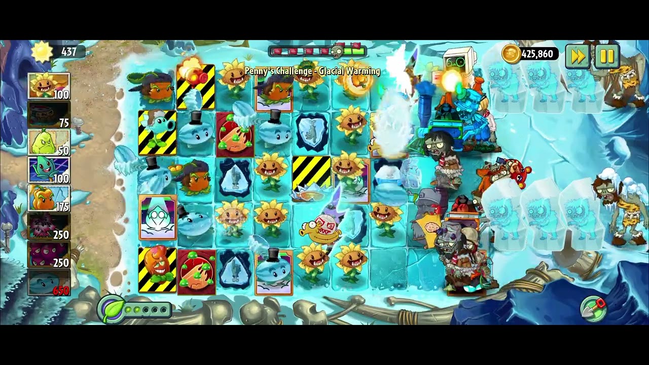 PVZ2 Reflourished - Penny's Challenge: Glacial Warming