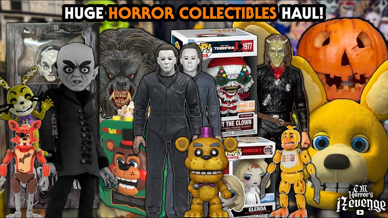 HUGE HORROR HAUL! Unboxing New NECA Figures, FNAF Collectibles, Michael Myers & More!