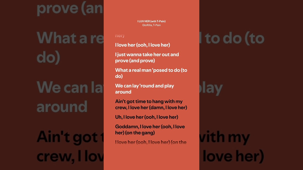 I LUV HER - GloRilla, T-Pain (Lyrics)