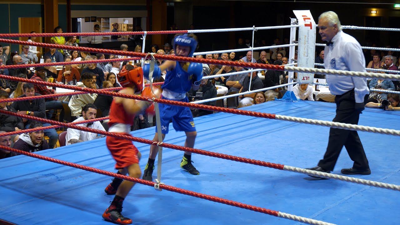 Kid Boxing Coach has First Fight
