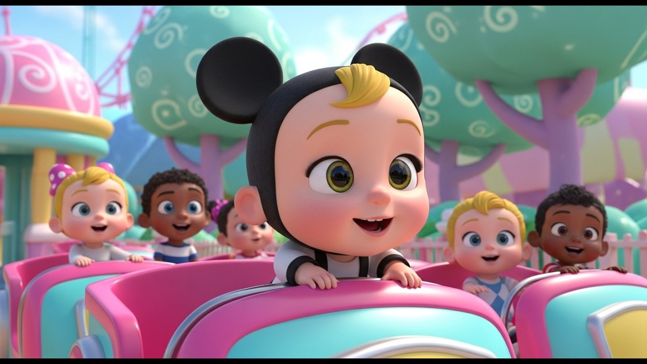 Family Fun Laugh Ride 🎡😂 | Fun Learning Video for Kids | Preschool Adventure