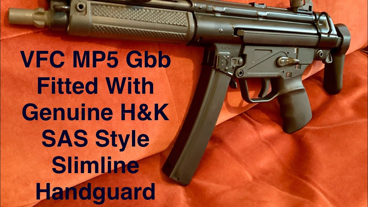 Vfc Umarex GBB Airsoft MP5 with Original Slimline SAS Style Handguard