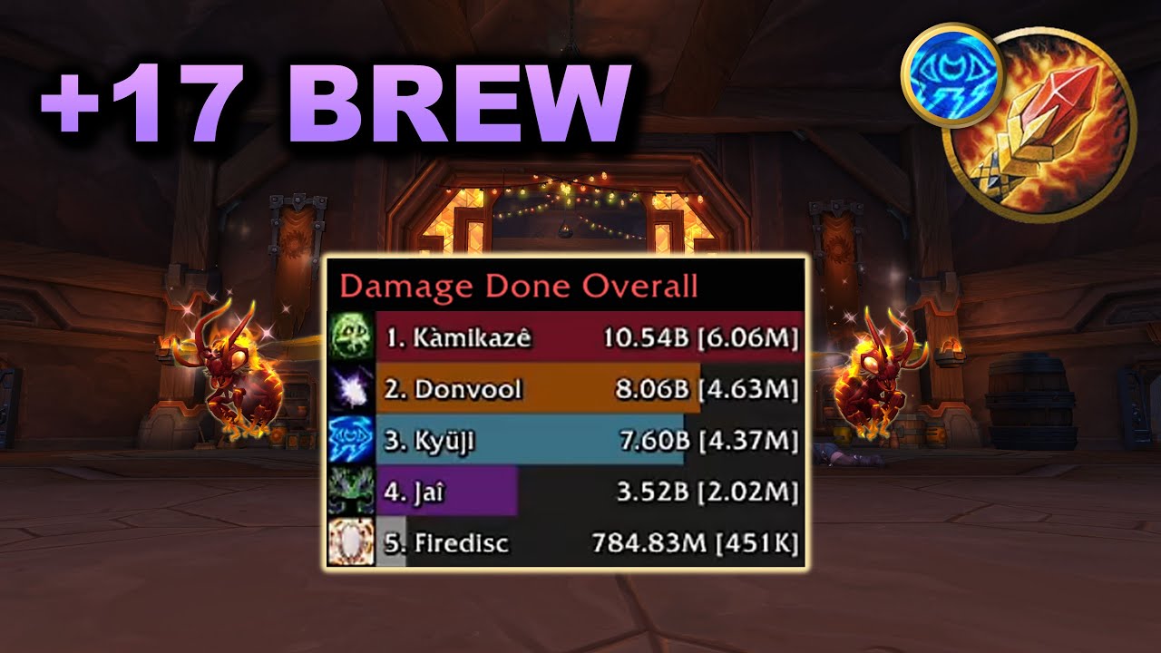 4.4M Overall Arcane Mage M+ PoV | +17 Cinderbrew Meadery | WoW 11.1.5 The War Within Season 2