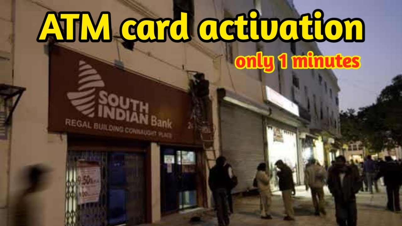 How to activate ATM card  south indian bank #atmcard #activation #atmcardactivation