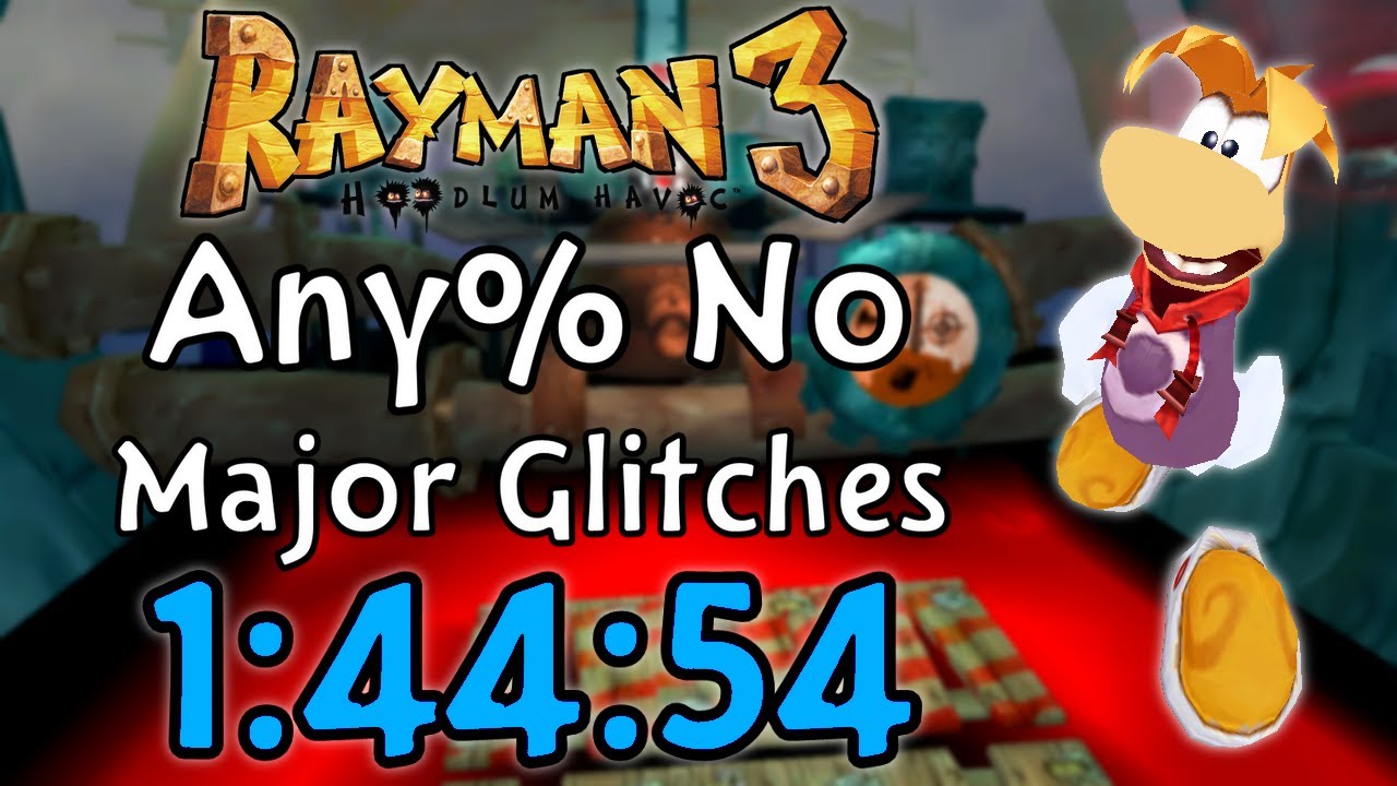 Rayman 3: Hoodlum Havoc Any% NMG speedrun in 1:44:54