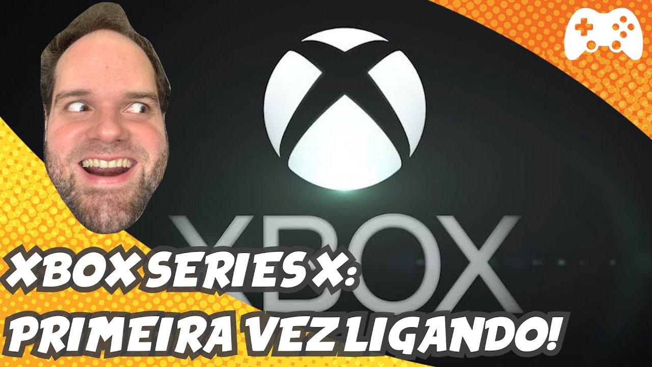 LIGANDO O XBOX SERIES X PELA 1ª VEZ! Veja toda a configuração inicial + o que estou jogando