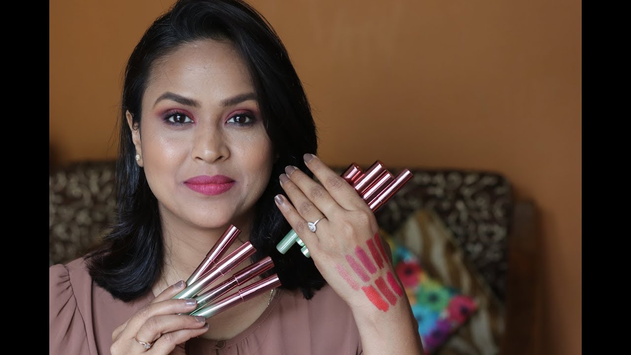 Lakme 9 to 5 Naturale Matte Sticks Lipstick - Review Swatches