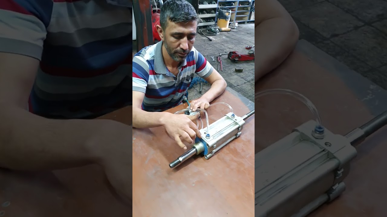 Pnömatik havalı piston silindir tamir bakım üretim