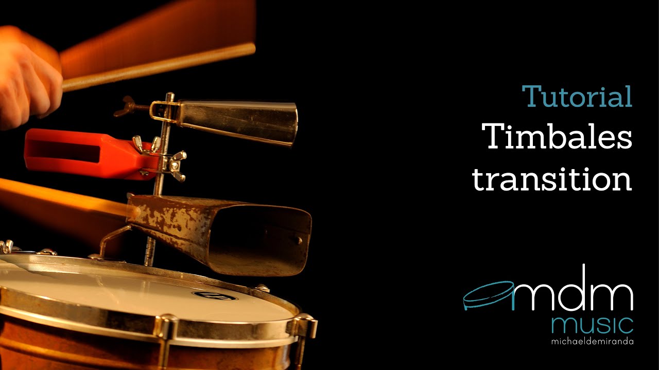 Timbales transition lesson by Michael de Miranda