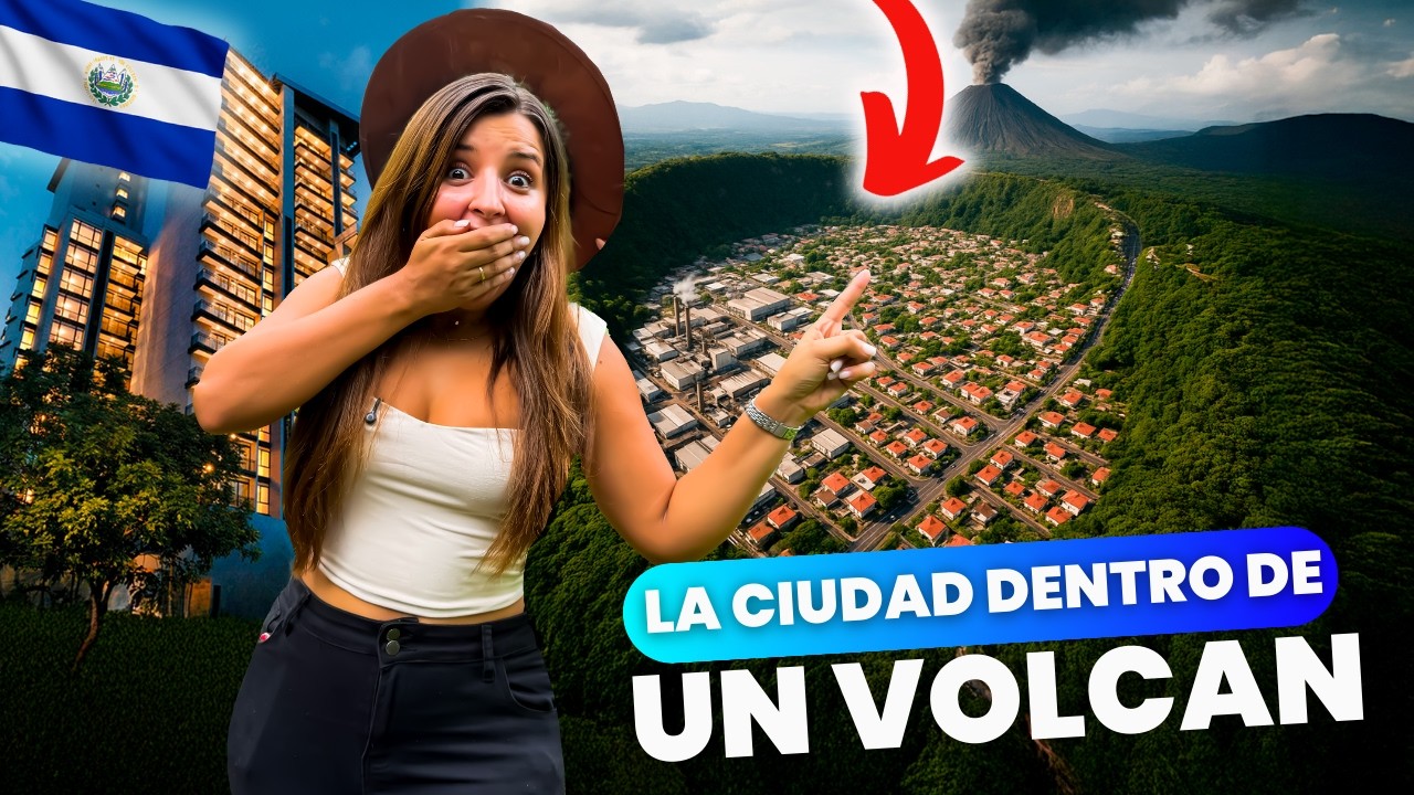 ASÍ es la ciudad DENTRO de UN CRATER en EL SALVADOR  ¿como viven aquí?