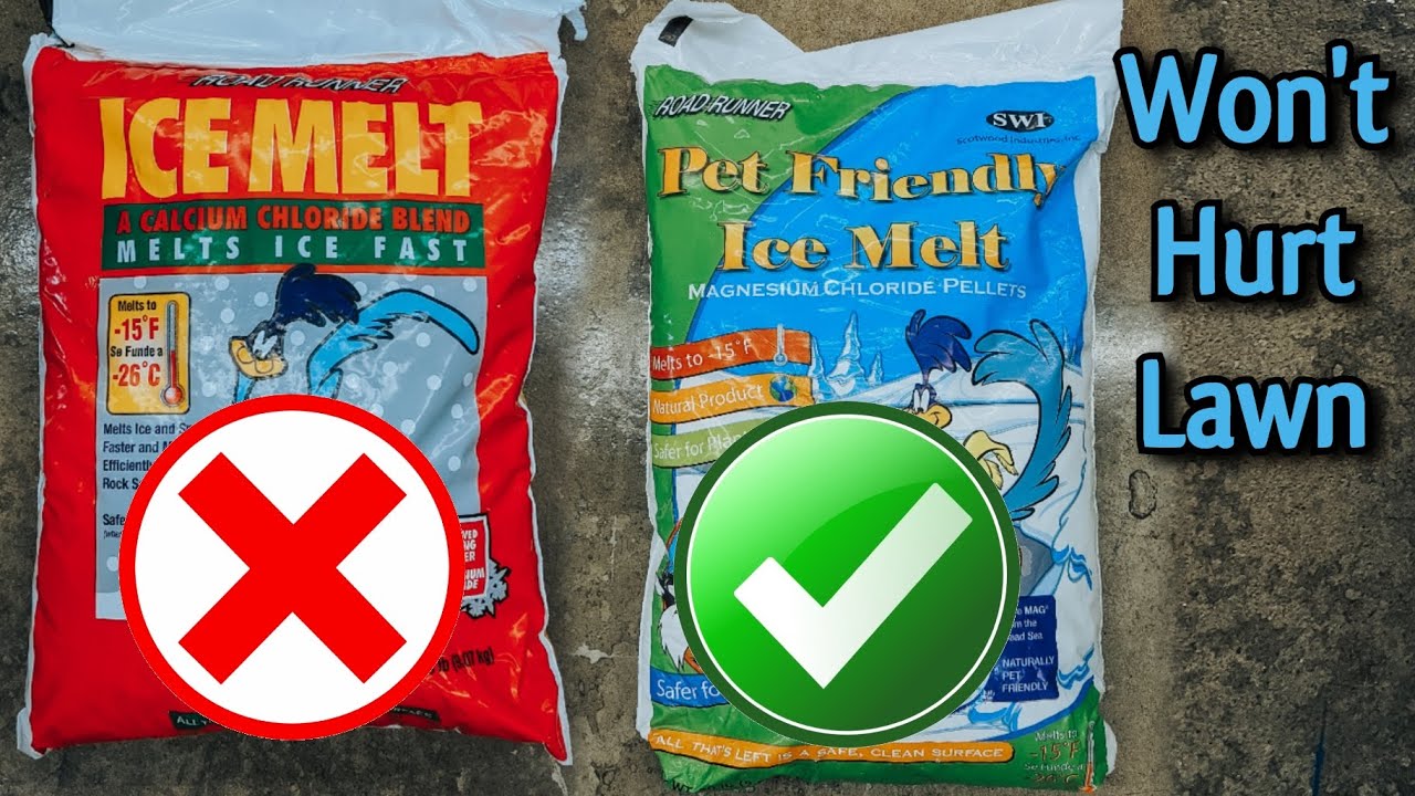 How to CHOOSE the right ICE MELT for DRIVEWAY (Won't Harm Plants)
