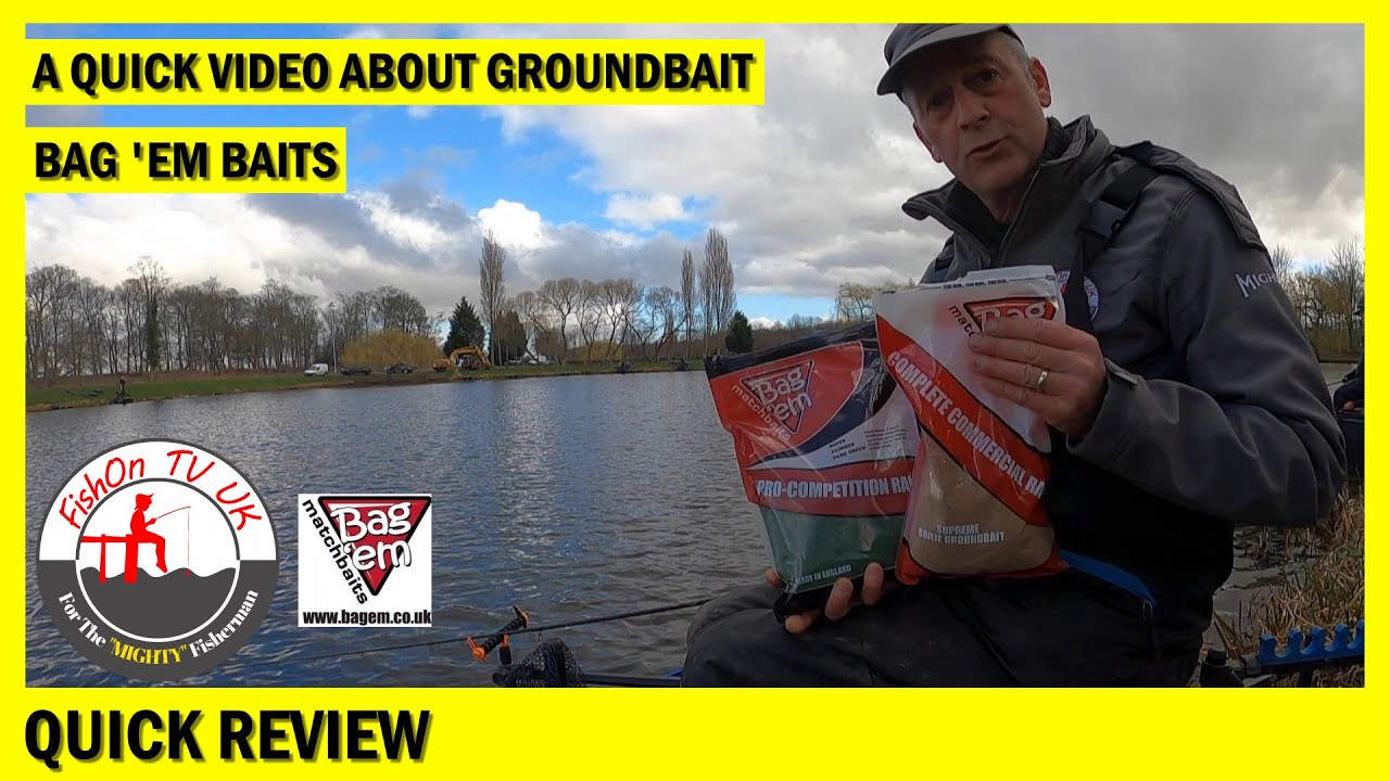 FishOn TV UK : QUICK REVIEW : Bag 'em Baits Ground Bait : Super Skimmer Green : Boilie Crush