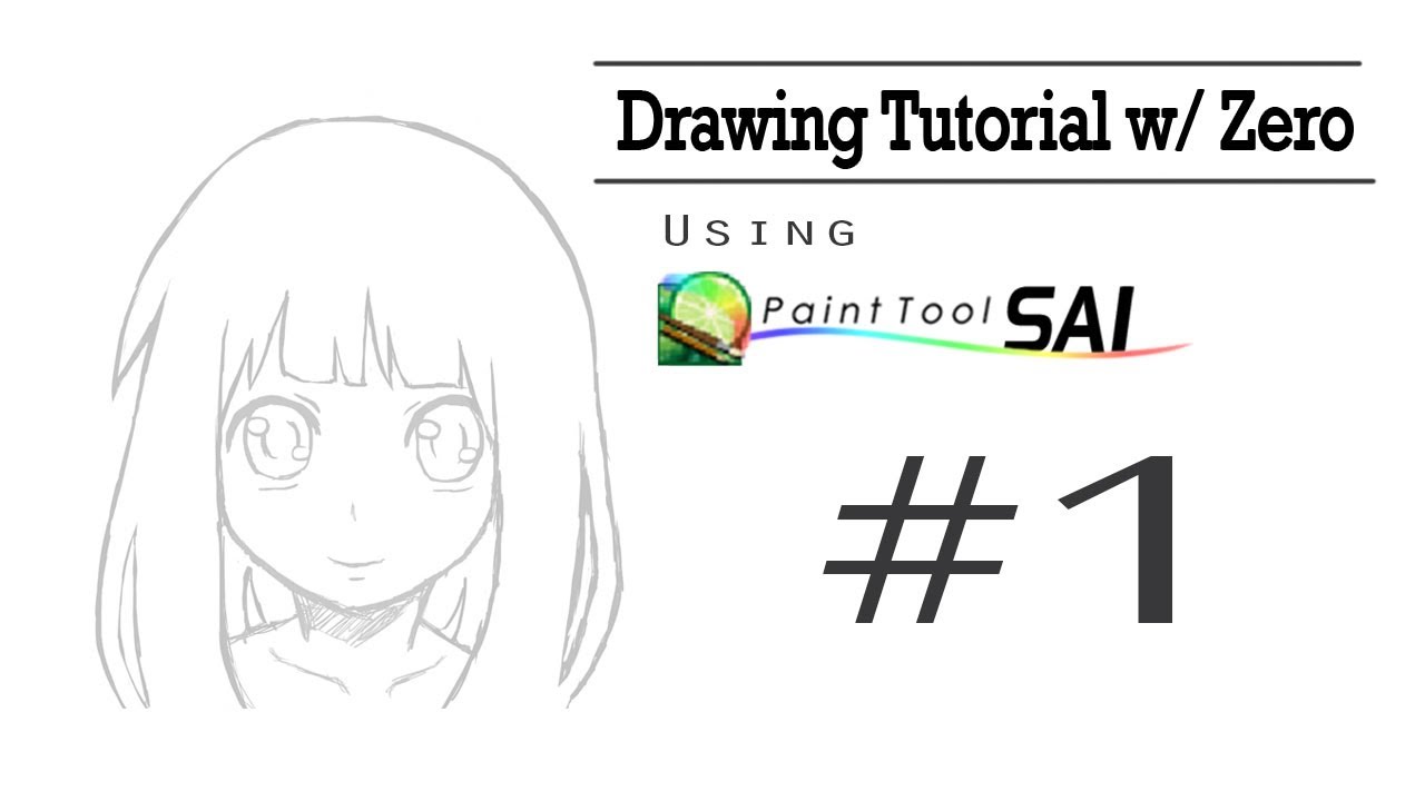 Drawing Tutorial w/ Zero | Paint Tool SAI | 