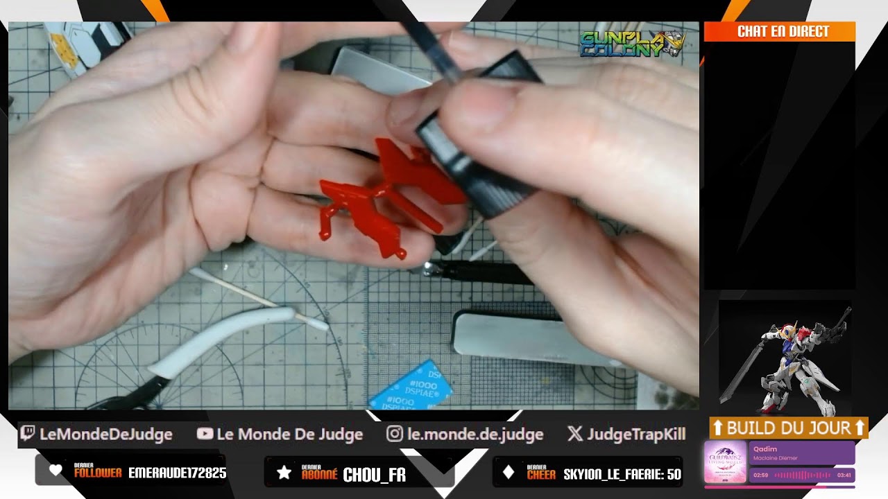 [🔴LIVE] Suite du montage MG Gundam Barbatos Lupus