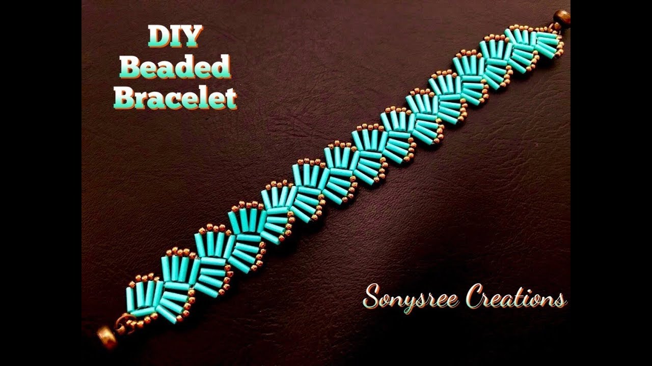 Bugle Vine Bracelet 2 || DIY Beaded Bracelet || How to make Beaded Bracelet