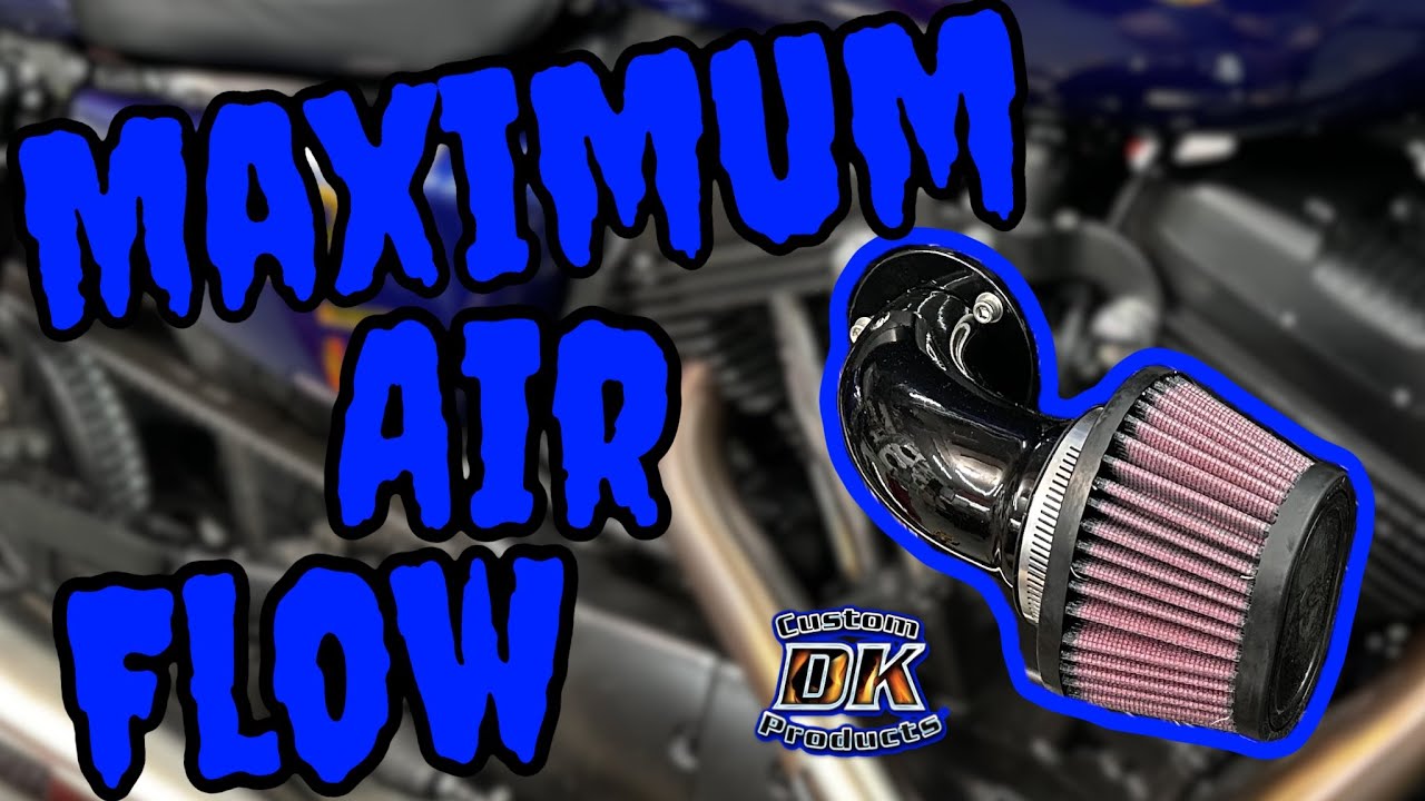Как установить воздушный фильтр DK Customs 636 на Harley Davidson Sportster
