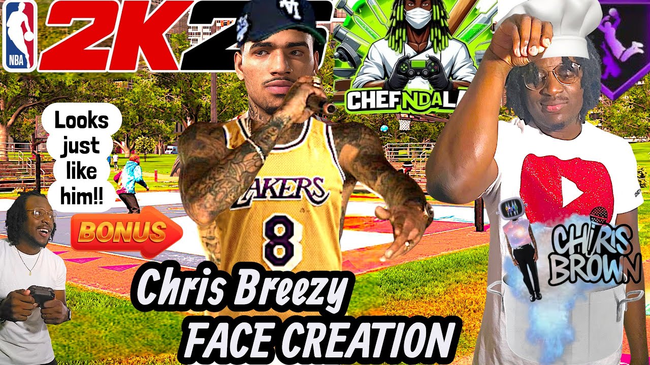 Реалистичное создание лица Криса Брауна в NBA 2k26 (издание Chef's Edition) 💪🏾🔥🔥 (обновление)