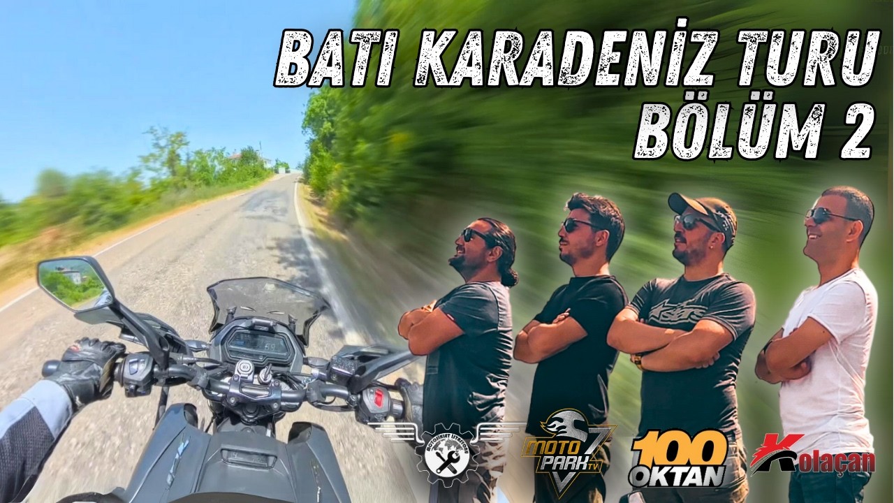 Motosiklet ile Batı Karadeniz Turu 2. Bölüm | 4 Dominar Muhteşem Kadro