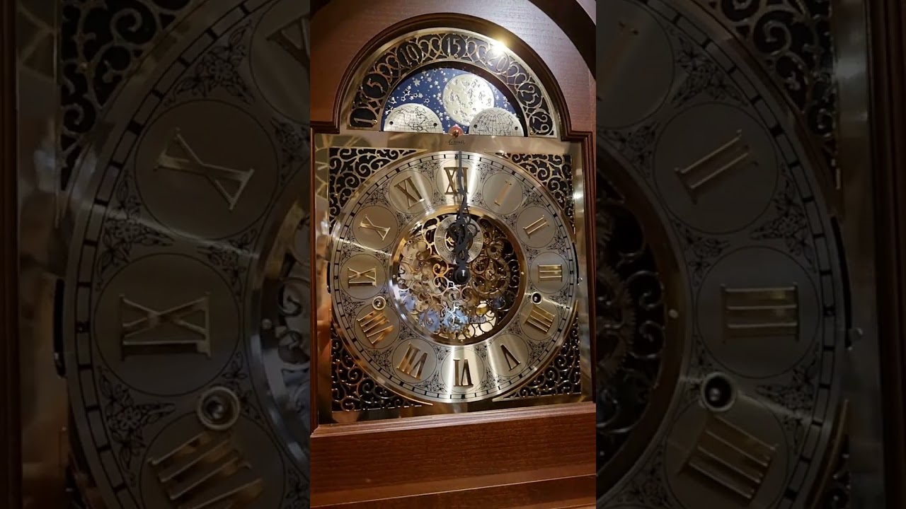 Westminster chime played on a tubular bells grandfather clock #shorts