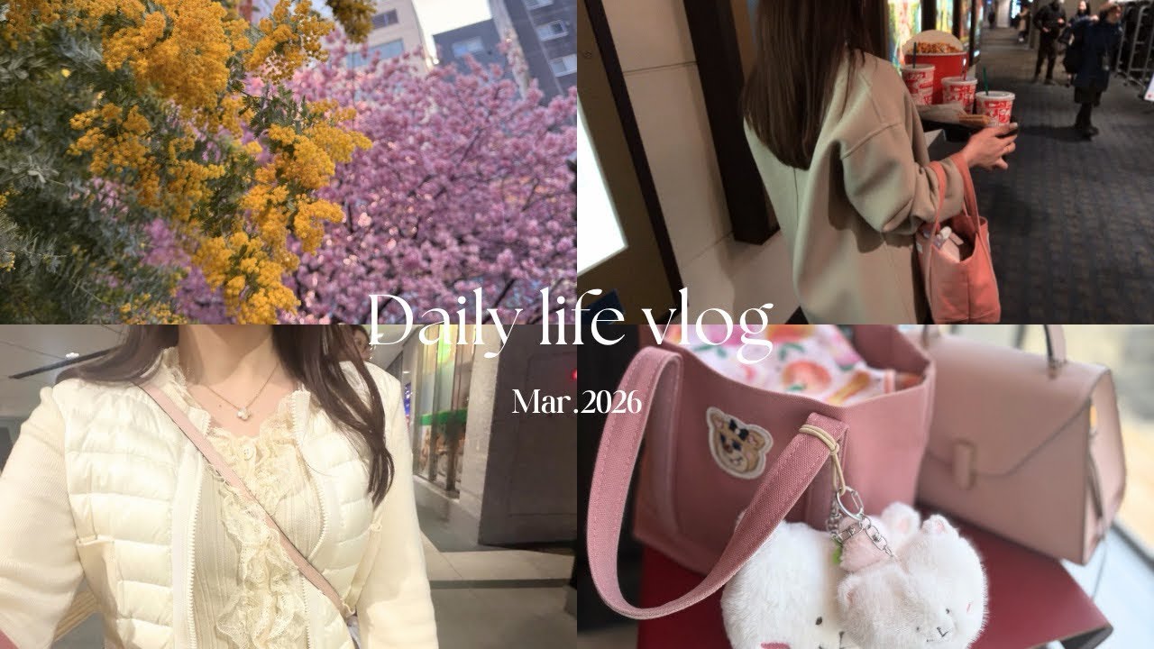 vlog 都内OLの5日間の日常🍑蔵前神社,ファンミ参戦,アフタヌーンティー,ウィキッド映画🎞️,황도log🐱