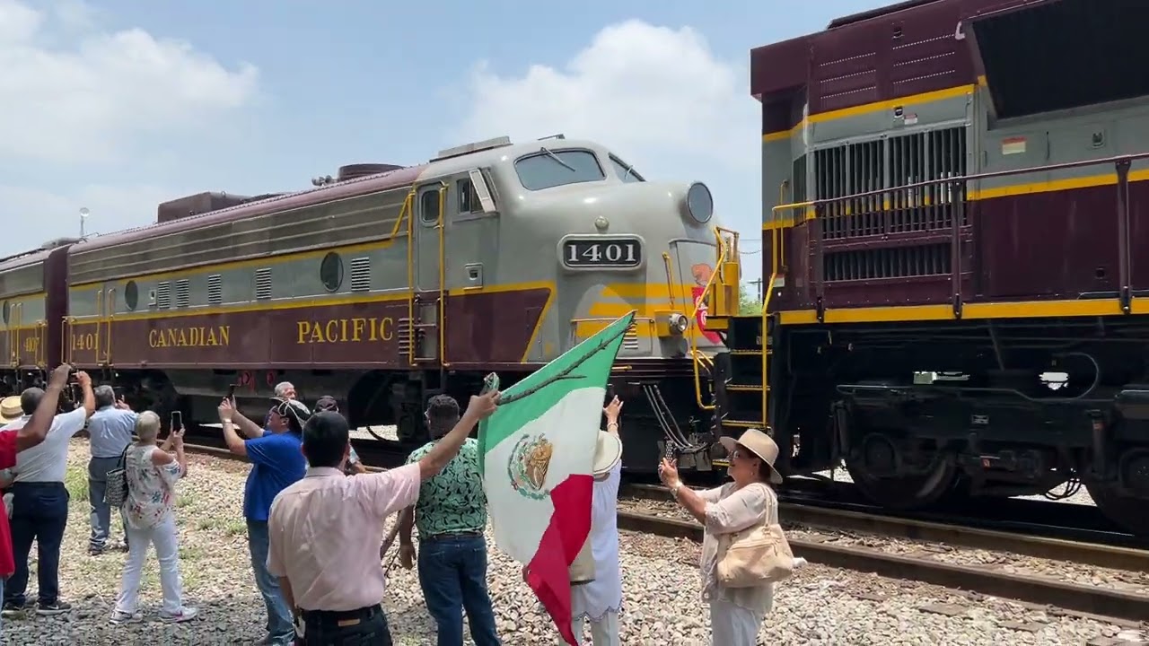 “The Empress” 2816 CPKC llegando a Monterrey, Mexico