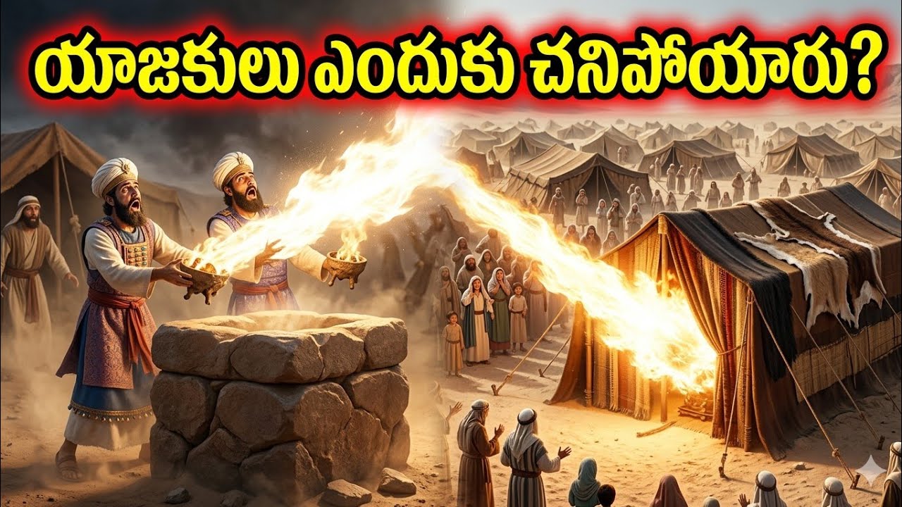 దేవుడు అగ్నితో చంపాడు! ఇద్దరు యాజకులు ఎందుకు చనిపోయారు? Telugu Bible story