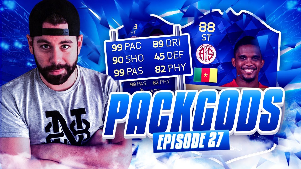 TOTS Eto'o Squad Builder! 90+ PACK PULL AGAIN?!?! - PACK GODS #27 - FIFA 16 Ultimate Team