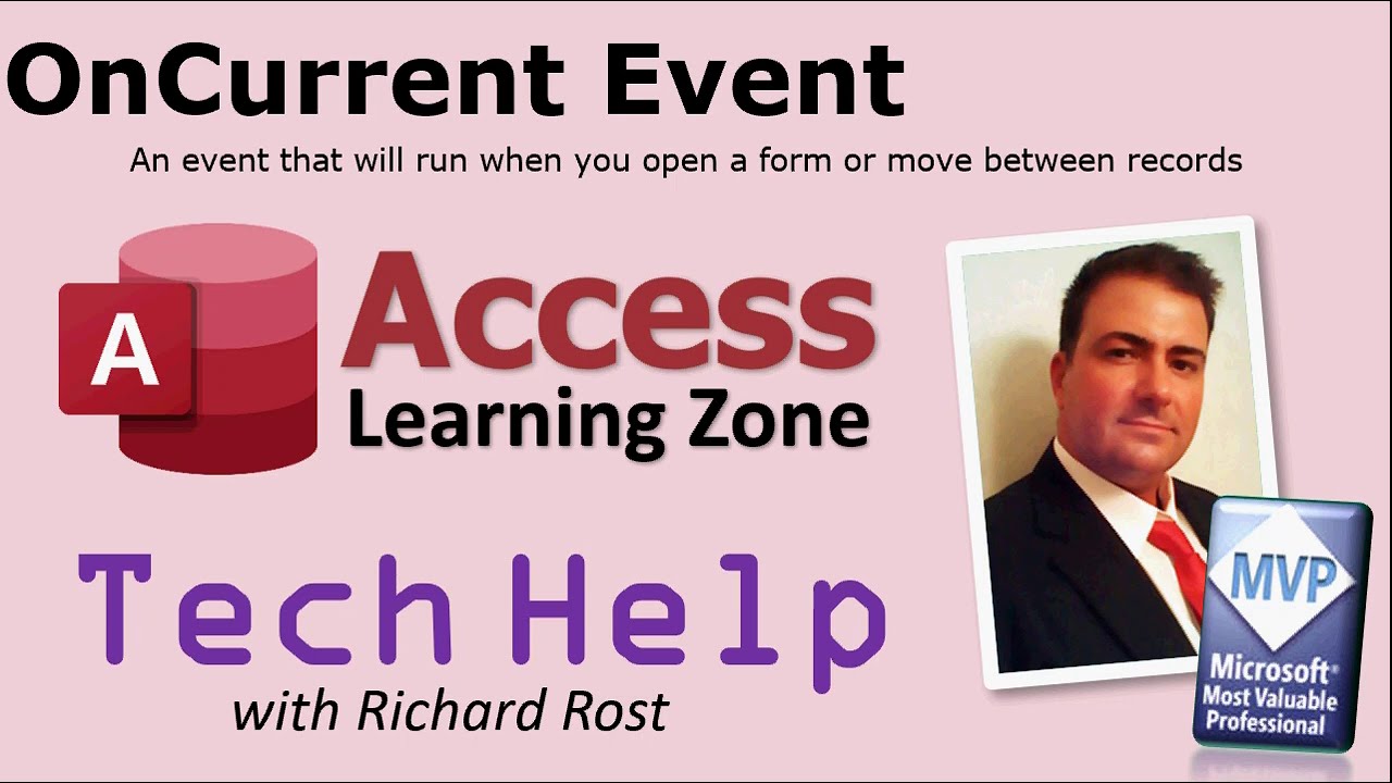 Microsoft Access OnCurrent Event TechHelp Free