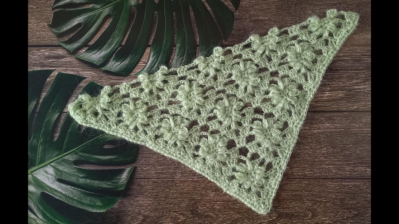 МК номер 63.Узор для шали крючком