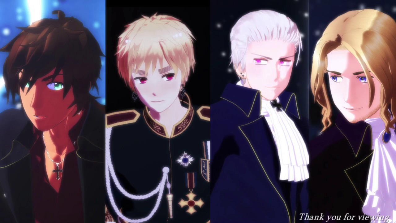 【APヘタリアMMD】LoveMeIfYouCan【普仏英葡】