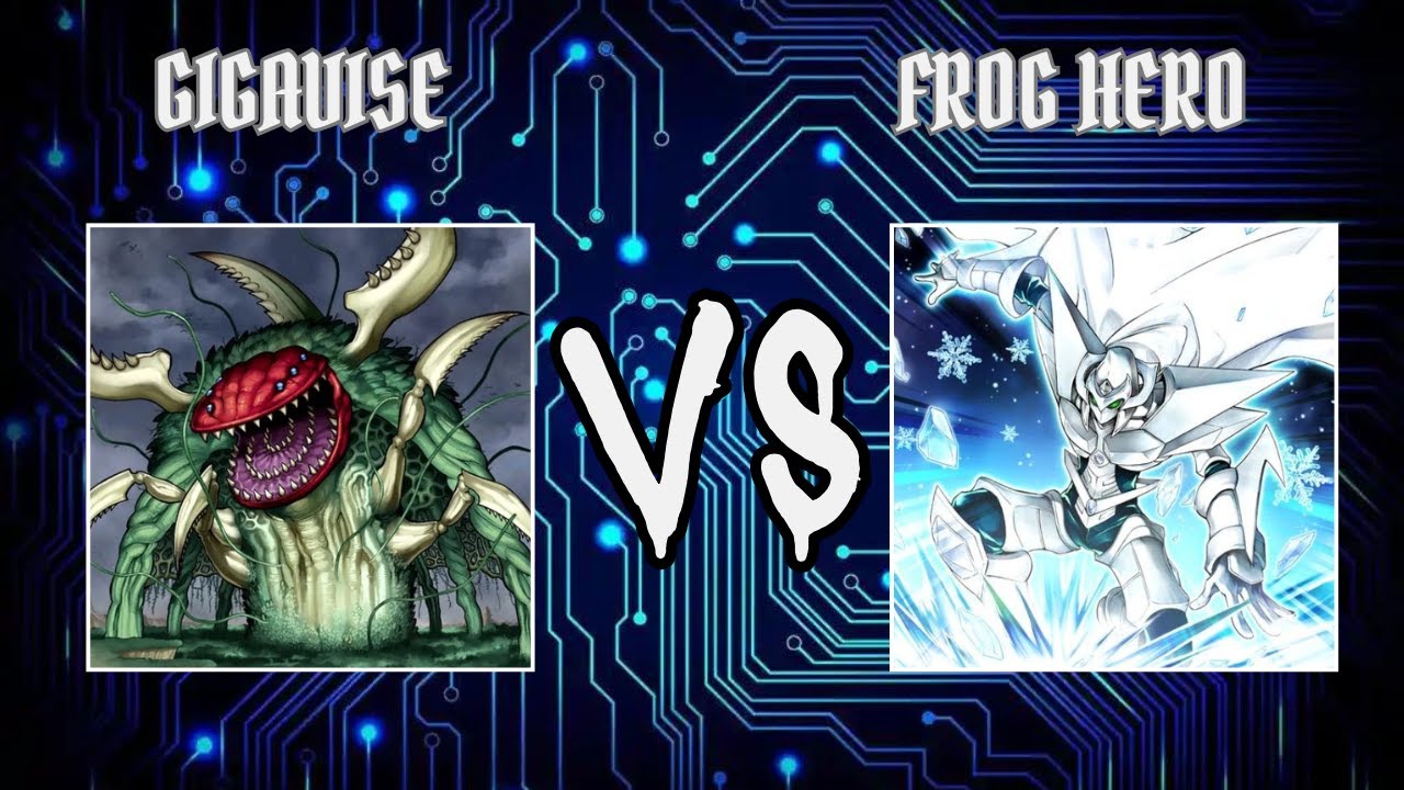 Vivaria(Gigavise) vs Datgingah(Frog Hero) | Yugioh Edison Format | Dueling Book
