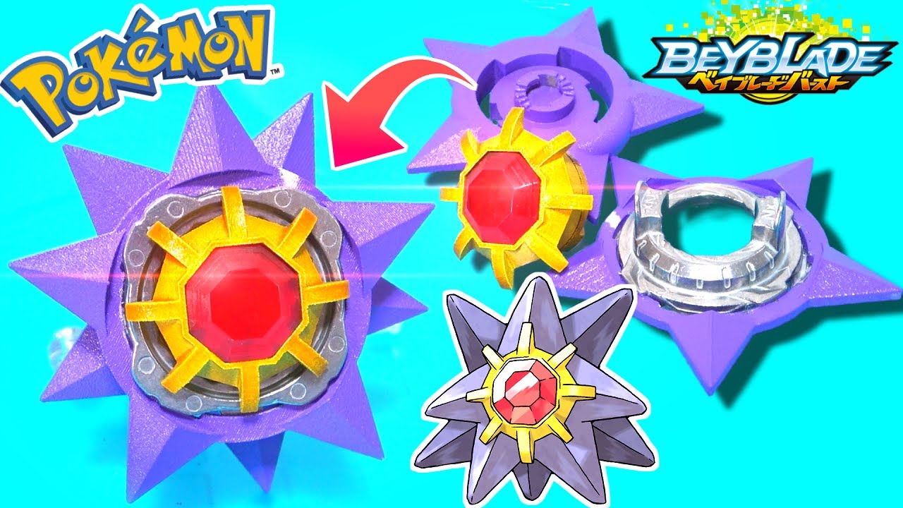 [Pokemon] Когда Старми превратили в Beyblade, это было неожиданное выступление! [Beyblade Burst]