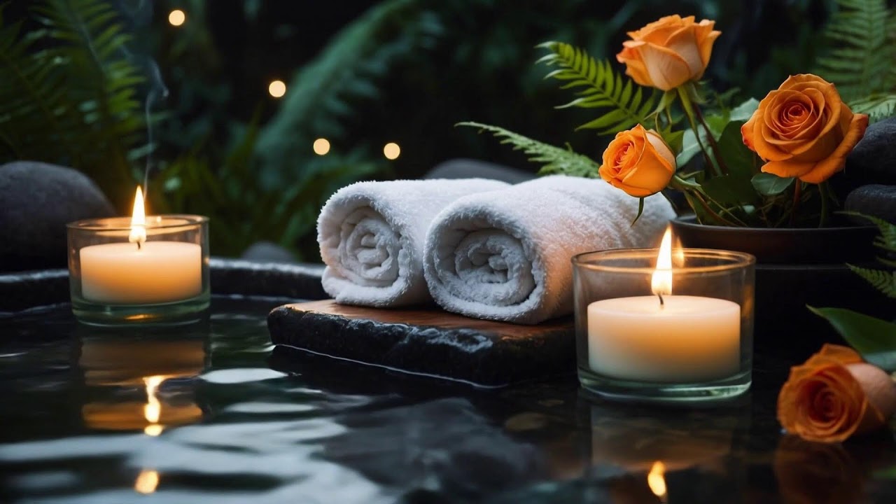 Relaxing Spa Music 🌺 Calm Your Mind Instantly, Release Stress, Insomnia Healing Piano Music 9