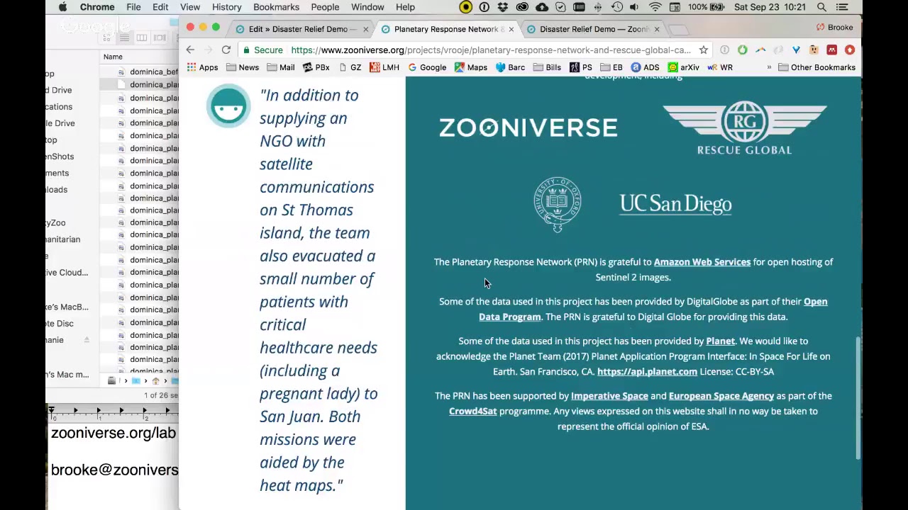 Build a Crowdsourcing project on the Zooniverse